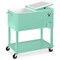 Best Choice Products 80qt Steel Rolling Cooler Cart w/ Bottle Opener, Catch Tray, Drain Plug, Locking Wheels